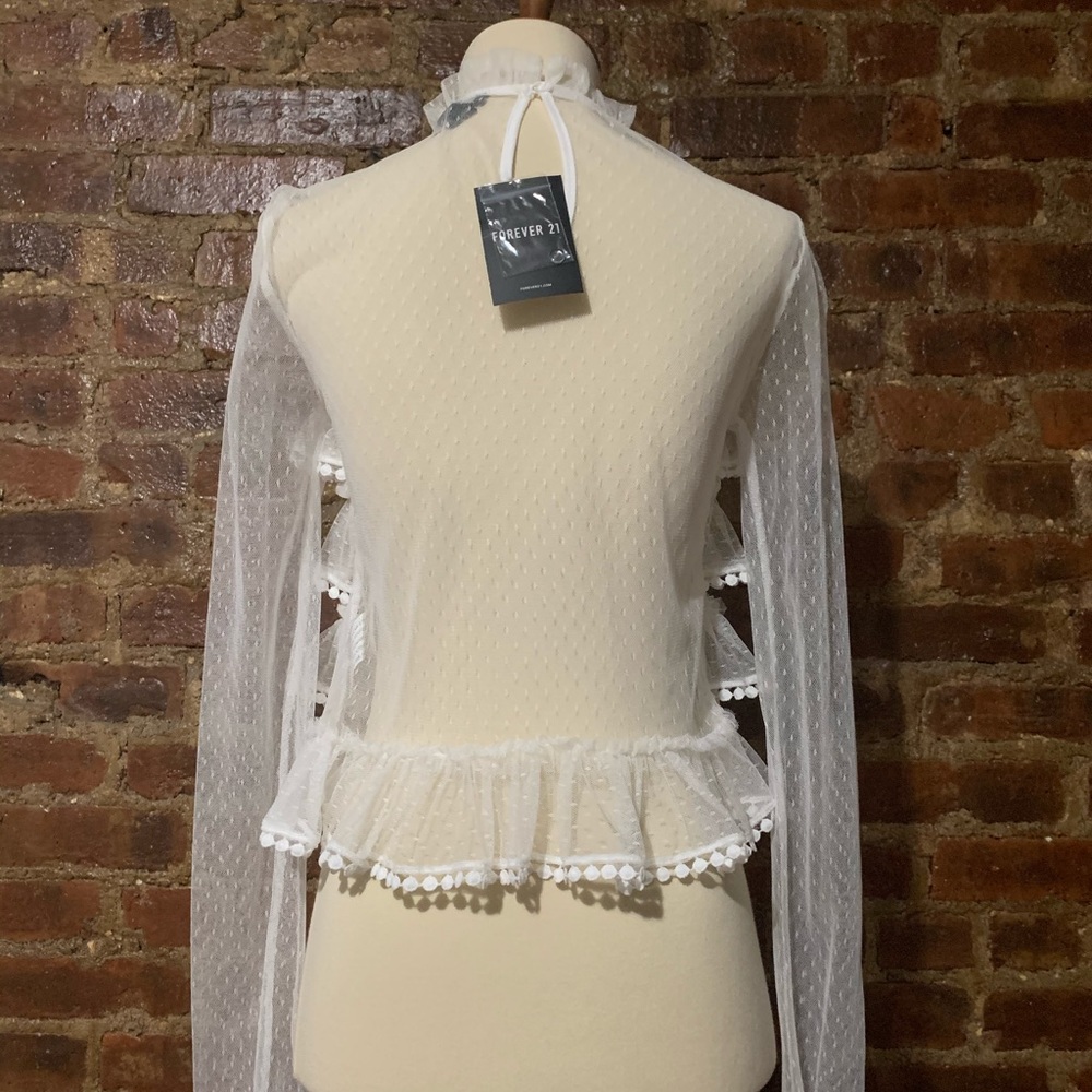 Forever21 see through blouse in S size - Picture 3 of 5